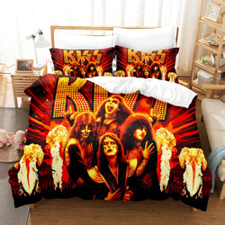 KISS Band Bedding Set Pattern Quilt Cover Without Filler (Online Order Only)