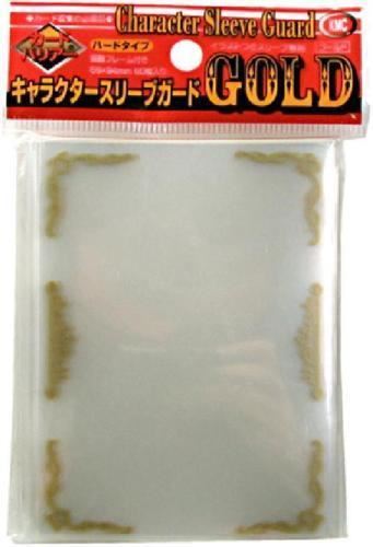 KMC Sleeves Character Guard Clear with Gold Scroll Work 60-Count