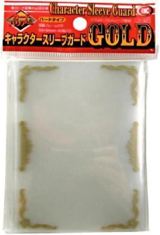 KMC Sleeves Character Guard Clear with Gold Scroll Work 60-Count