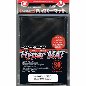 KMCHM1553 Green Hyper Matte Deck Protectors Sleeves (80) KMC (ONLINE ORDER ONLY)