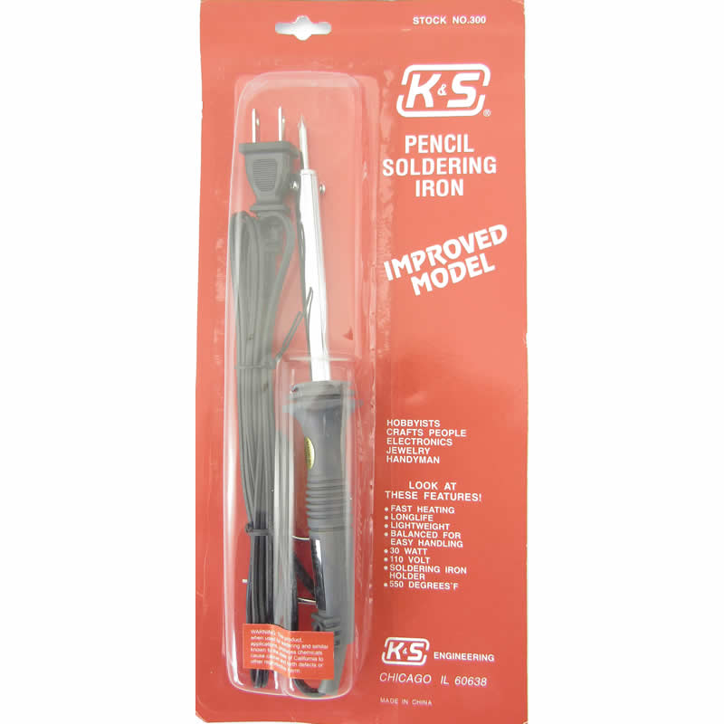 KNS300 Pencil Soldering Iron by K and S Engineering (ONLINE ORDER ONLY)