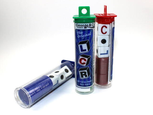 LCR Game Hook Top Dice Game Left Right Center (random color) (Online Only)