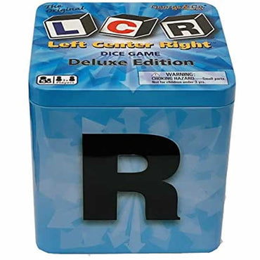 KOP00625 Deluxe LCR (Left-Center-Right) Edition Dice Game Koplow Games (ONLINE ORDER ONLY)