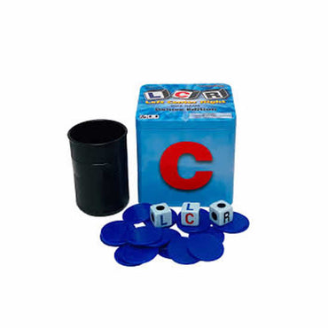 KOP00625 Deluxe LCR (Left-Center-Right) Edition Dice Game Koplow Games (ONLINE ORDER ONLY)