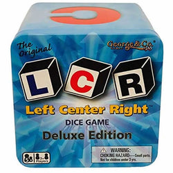 KOP00625 Deluxe LCR (Left-Center-Right) Edition Dice Game Koplow Games (ONLINE ORDER ONLY)