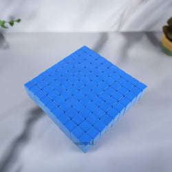 KOP01979 Blue Blank Opaque Dice D6 16mm (5/8in) Bulk Pack of 200 (ONLINE ORDER ONLY)