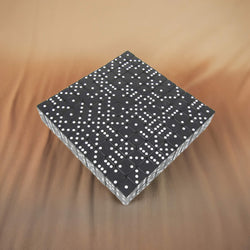 KOP02096 Black Opaque Dice White Pips D6 19mm (3/4in) Bulk Pack of 200 (ONLINE ORDER ONLY)