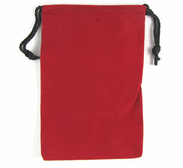 KOP04185 Red Large Cloth Dice Bag (6in x 9in) Koplow Games (ONLINE ORDER ONLY)