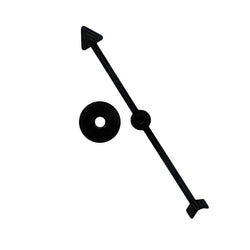 KOP04258 Black Plastic Game Spinners 4 inches Long Pack of 8 Koplow Games (ONLINE ORDER ONLY)