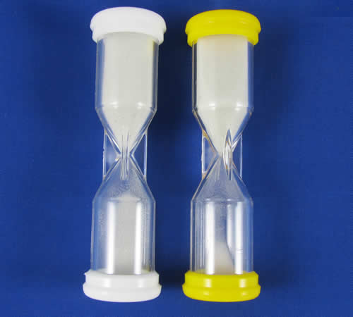 KOP04274 Sand Timers Pack of 2 (1ea - 1 Minute and 3 Minute Sand Timers) (ONLINE ORDER ONLY)