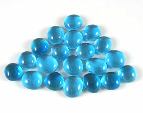 KOP05002 Blue Glass Gaming Stones 20ct Koplow Games (ONLINE ORDER ONLY)