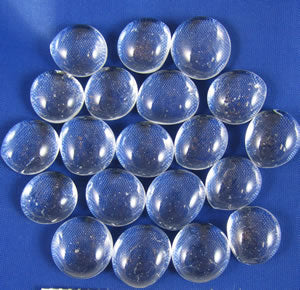 KOP05003 Clear Glass Gaming Stones 20ct Koplow Games (ONLINE ORDER ONLY)