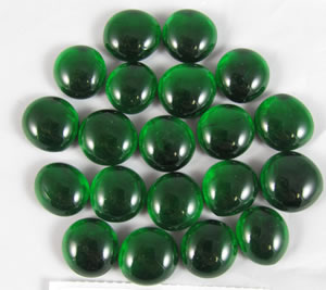 KOP05004 Emerald Glass Gaming Stones 20ct Koplow Games (ONLINE ORDER ONLY)