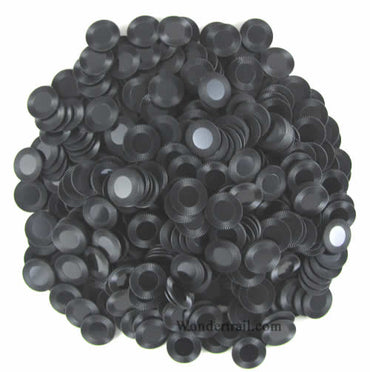 KOP07332E500 Black Mini Poker Chips Plastic 7/8in Bulk Approx. 500 (ONLINE ORDER ONLY)