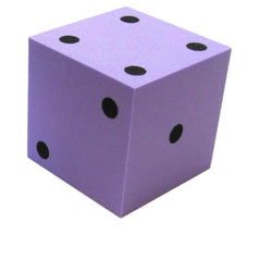 KOP10942 Purple Opaque Foam Die with Black Dots D6 50mm (2in) Pack of 1 Die (ONLINE ORDER ONLY)