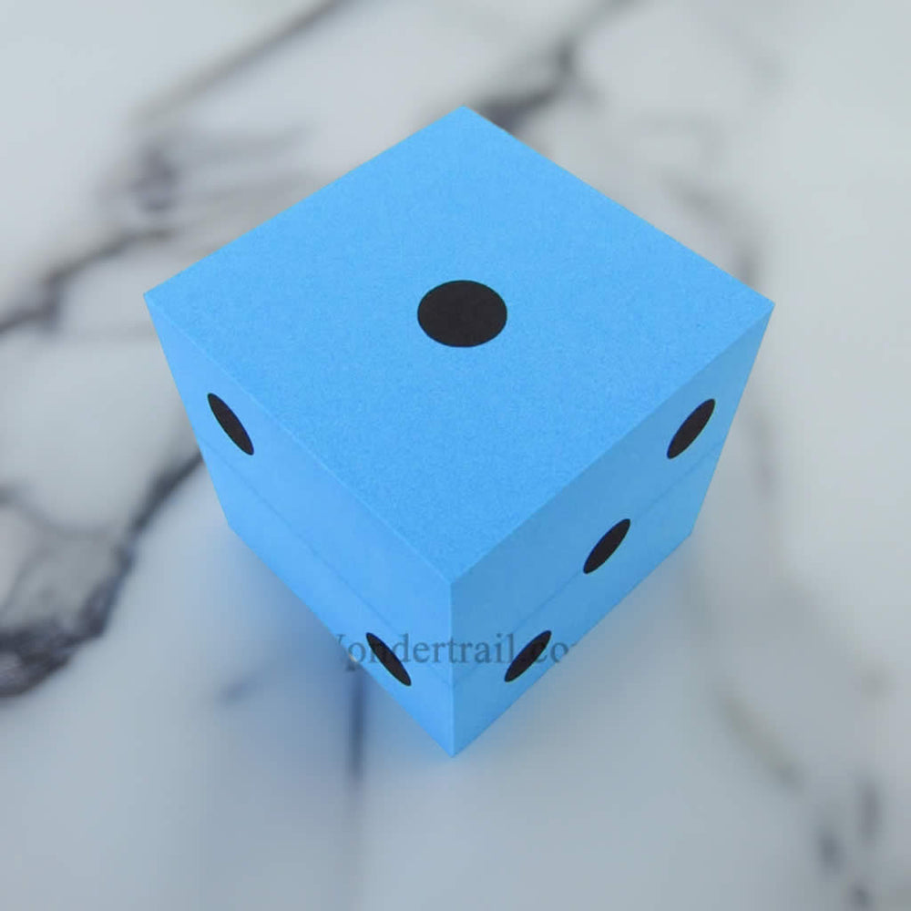 KOP10947 Blue Opaque Foam Die Black Dots D6 100mm (4in) Pack of 1 (ONLINE ORDER ONLY)