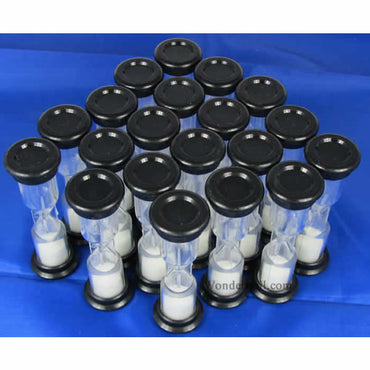 KOP11896 Sand Timer Approximately 30 Seconds Pack of 20 Koplow Games (ONLINE ORDER ONLY)