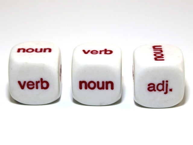 16mm d6, 6 Parts of Speech Verb Preposition Adverb Conjunction Adjective Noun (per die) (Online Only)
