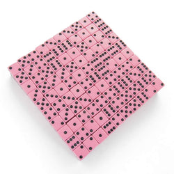 KOP12634 Pink Opaque Dice Black Pips D6 16mm (5/8in) Bulk Pack of 200 (ONLINE ORDER ONLY)
