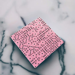 KOP12634 Pink Opaque Dice Black Pips D6 16mm (5/8in) Bulk Pack of 200 (ONLINE ORDER ONLY)