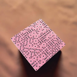 KOP12634 Pink Opaque Dice Black Pips D6 16mm (5/8in) Bulk Pack of 200 (ONLINE ORDER ONLY)