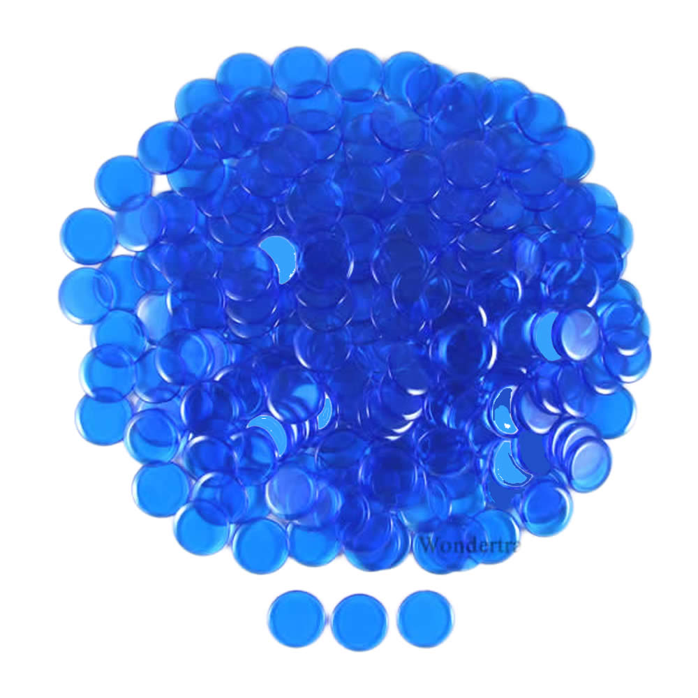 KOP16246 Blue Extra Thick Plastic Sorting Chips 19MM (3/4in) Pack of 250 (ONLINE ORDER ONLY)