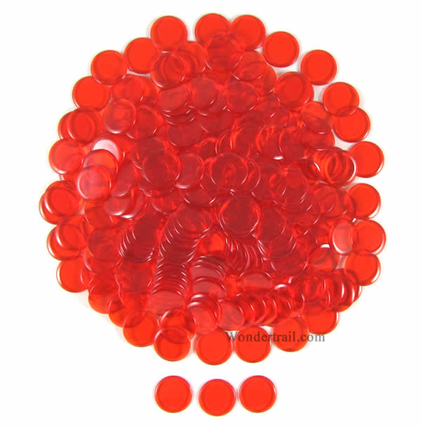 KOP16252 Orange Extra Thick Plastic Sorting Chips 19MM (3/4in) Pack of 250 (ONLINE ORDER ONLY)