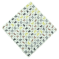 KOP17278 Dog Dice White with Colored Dogs D6 16mm (5/8in) Pack of 100 (ONLINE ORDER ONLY)