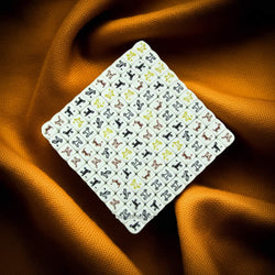 KOP17278 Dog Dice White with Colored Dogs D6 16mm (5/8in) Pack of 100 (ONLINE ORDER ONLY)