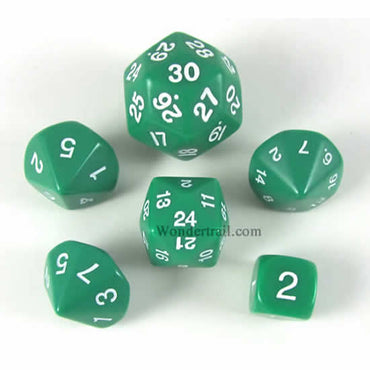KOP17922 Green Special Who Knew 6 Dice Set Koplow Games (ONLINE ORDER ONLY)