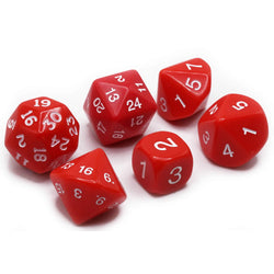 KOP17923 Red Special Who Knew 6 Dice Set Koplow Games (ONLINE ORDER ONLY)