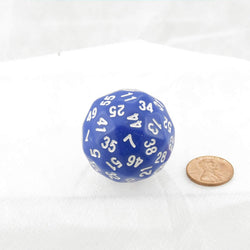 KOP18500 Blue Opaque Die with White Numbers D60 35mm (1.37in) Pack of 1 (ONLINE ORDER ONLY)