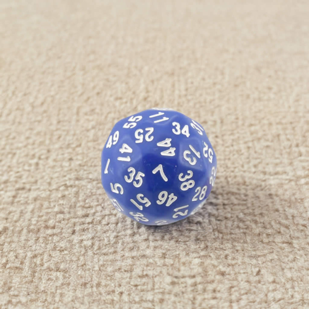 KOP18500 Blue Opaque Die with White Numbers D60 35mm (1.37in) Pack of 1 (ONLINE ORDER ONLY)