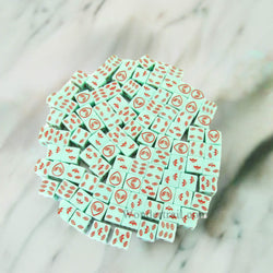 KOP18811 Green Alien Glow in the Dark Dice with Red Aliens D6 16mm (5/8in) Bulk Pack of 100 Dice (ONLINE ORDER ONLY)