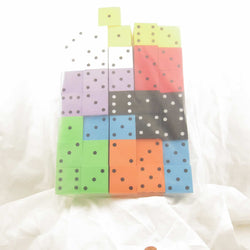 KOP18930 Assorted Opaque Foam Dice Dots D6 50mm Bulk Pack of 36 (ONLINE ORDER ONLY)