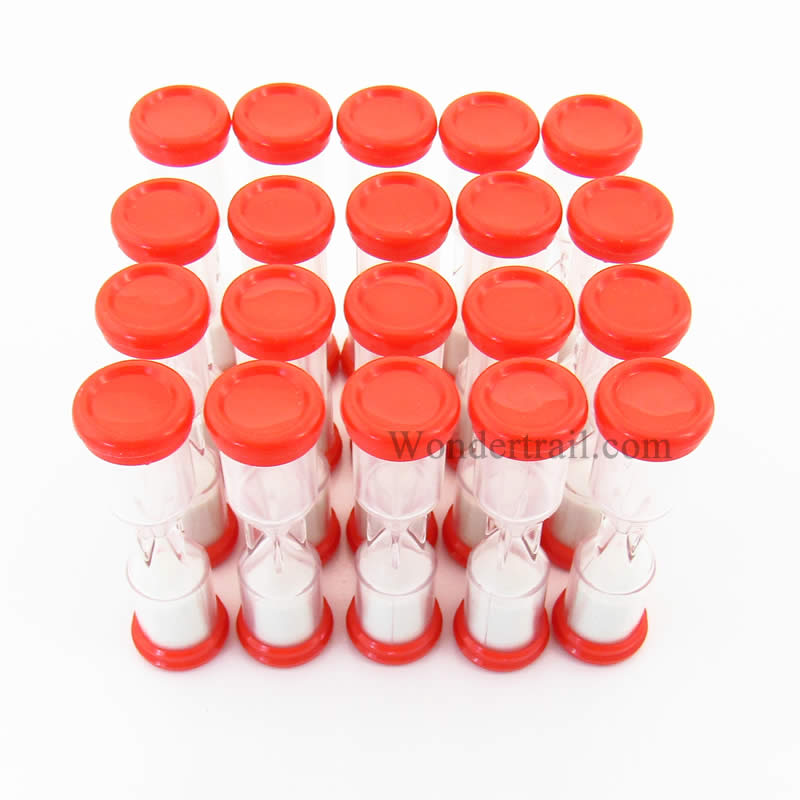 KOP18996 Sand Timer Approximately 90 Second Pack of 25 Koplow Games (ONLINE ORDER ONLY)