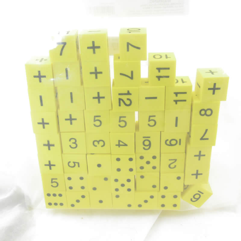 KOP19070 Assorted Math Foam Dice 25mm (1in) Pack of 50 Koplow Games (ONLINE ORDER ONLY)