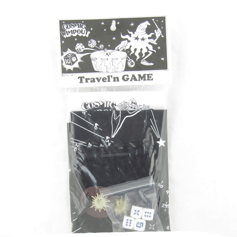 KOP19361 Cosmic Wimpout Deluxe Traveling Game with Black Cloth Mat (ONLINE ORDER ONLY)