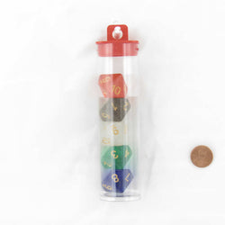 KOP19605 Assorted Color Transparent Countdown D10 20mm (25/32in) Pack of 5 Koplow Games (ONLINE ORDER ONLY)