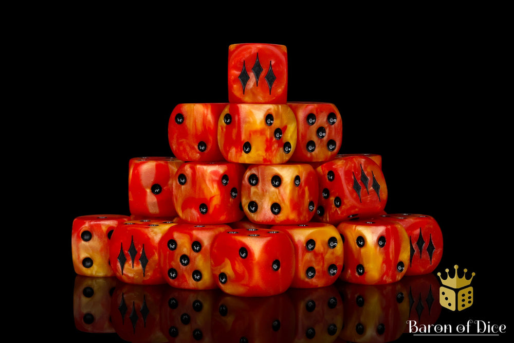 Kings of War: Salamanders - Official Dice Set (ONLINE ORDER ONLY)