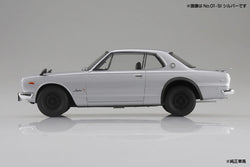 KPGC10 SKYLINE HT 2000GT-R 1971 White Model Kit (ONLINE ORDER ONLY)