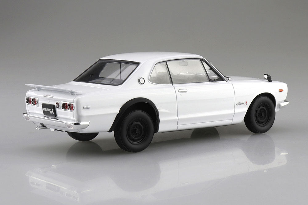 KPGC10 SKYLINE HT 2000GT-R 1971 White Model Kit (ONLINE ORDER ONLY)