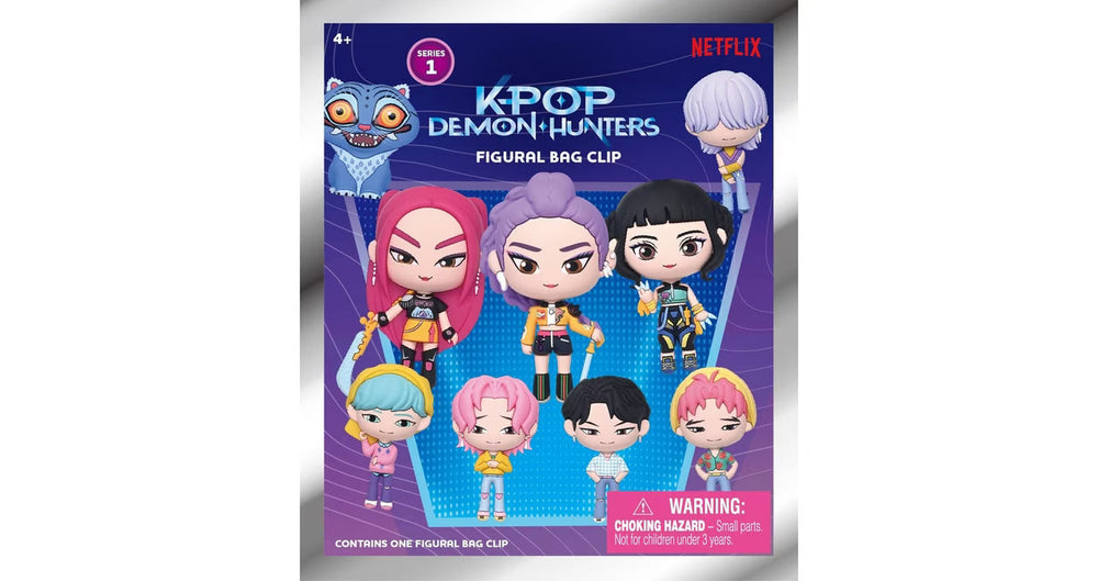 KPop Demon Hunter Series 1 3D Foam Bag Clip Blind Bag by Monogram