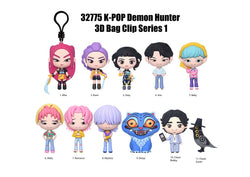 KPop Demon Hunter Series 1 3D Foam Bag Clip Blind Bag by Monogram