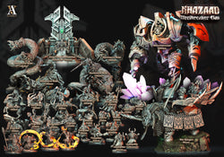 3D Printed Archvillain Games Khazaad Steelbreaker Clan - Steelbreaker Firespitters 28mm 32mm D&D (Online Only)