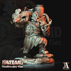 3D Printed Archvillain Games Khazaad Steelbreaker Clan - Steelbreaker Firespitters 28mm 32mm D&D (Online Only)