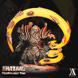 3D Printed Archvillain Games Khazaad Steelbreaker Clan - Geomancers 28mm 32mm D&D (Online Only)