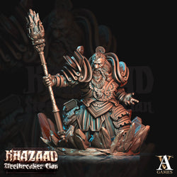 3D Printed Archvillain Games Khazaad Steelbreaker Clan - Geomancers 28mm 32mm D&D (Online Only)