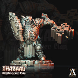 3D Printed Archvillain Games Khazaad Steelbreaker Clan - Steelbreaker Dwarf Warriors 28mm 32mm D&D (Online Only)