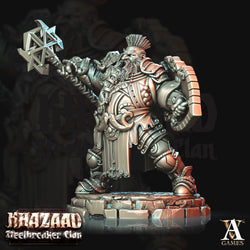 3D Printed Archvillain Games Khazaad Steelbreaker Clan - Steelbreaker Dwarf Warriors 28mm 32mm D&D (Online Only)